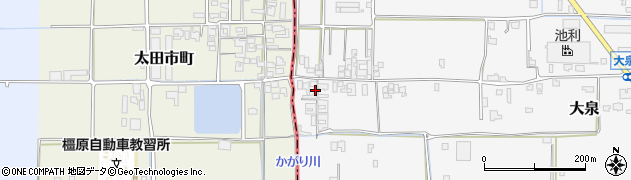 奈良県桜井市大泉453周辺の地図