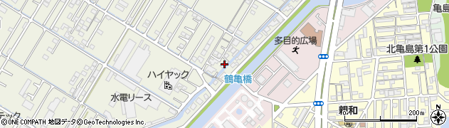 岡山県倉敷市連島町鶴新田2108周辺の地図
