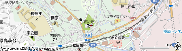 奈良県宇陀市榛原萩原2596周辺の地図