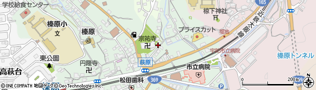 奈良県宇陀市榛原萩原2591周辺の地図