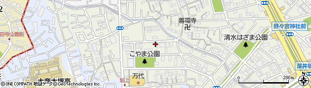 大阪府堺市中区深井清水町3249周辺の地図
