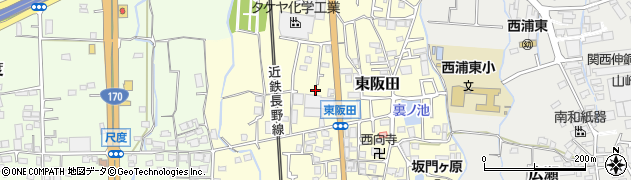 大阪府羽曳野市東阪田153周辺の地図