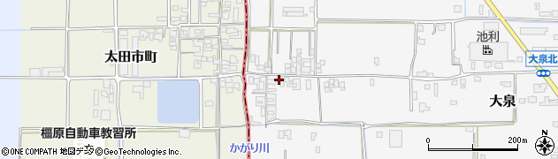 奈良県桜井市大泉439周辺の地図