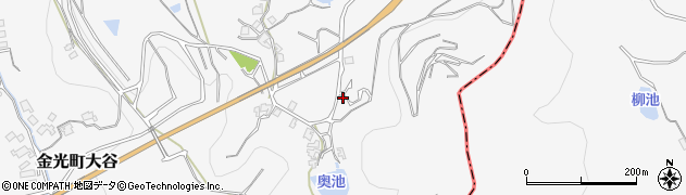 岡山県浅口市金光町大谷2150周辺の地図