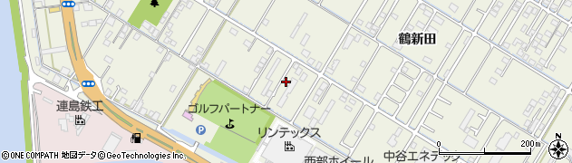 岡山県倉敷市連島町鶴新田2598周辺の地図