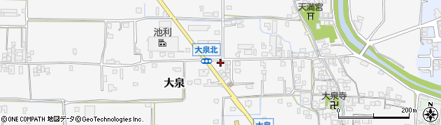 奈良県桜井市大泉360周辺の地図