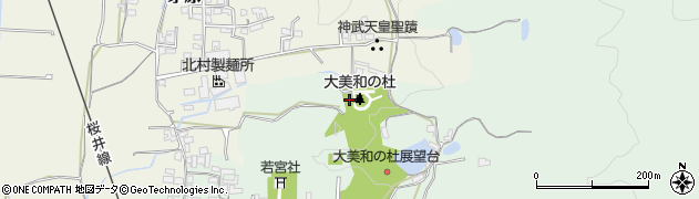 奈良県桜井市三輪79周辺の地図