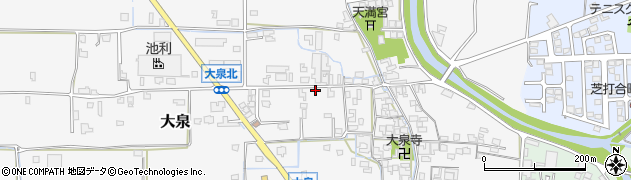 奈良県桜井市大泉347周辺の地図
