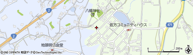 岡山県浅口市金光町佐方344周辺の地図