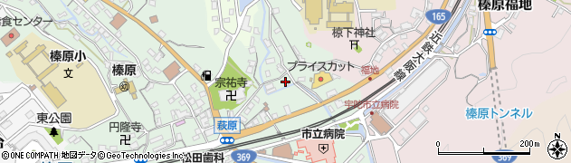 奈良県宇陀市榛原萩原2570周辺の地図