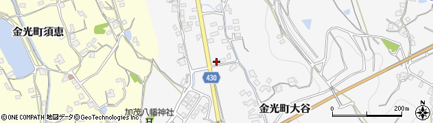 岡山県浅口市金光町大谷705-4周辺の地図