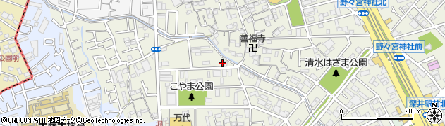 大阪府堺市中区深井清水町3243周辺の地図
