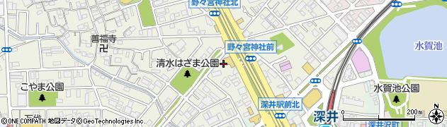 大阪府堺市中区深井清水町3768周辺の地図