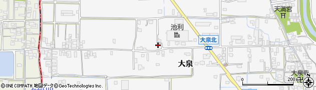 奈良県桜井市大泉534周辺の地図