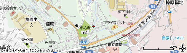 奈良県宇陀市榛原萩原2588周辺の地図