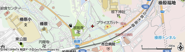 奈良県宇陀市榛原萩原2584周辺の地図