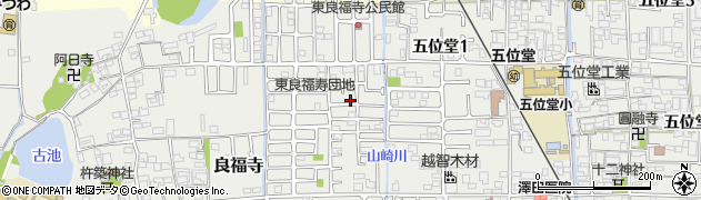 奈良県香芝市良福寺197-68周辺の地図