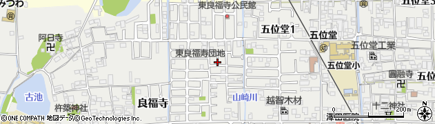 奈良県香芝市良福寺197-185周辺の地図