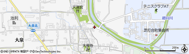 奈良県桜井市大泉594周辺の地図