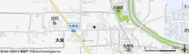 奈良県桜井市大泉574周辺の地図