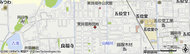 奈良県香芝市良福寺197-168周辺の地図