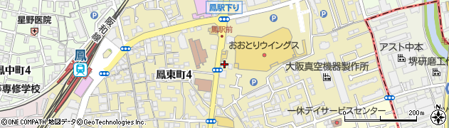 関西みらい銀行鳳駅前出張所 ＡＴＭ周辺の地図