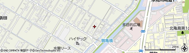 岡山県倉敷市連島町鶴新田2101周辺の地図