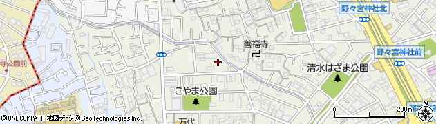 大阪府堺市中区深井清水町周辺の地図
