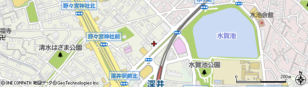 大阪府堺市中区深井清水町3980周辺の地図