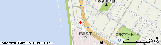 岡山県倉敷市連島町鶴新田2792-1周辺の地図
