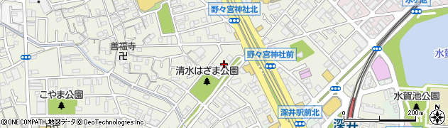 大阪府堺市中区深井清水町3762周辺の地図