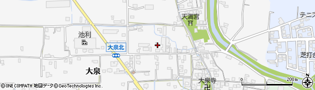 奈良県桜井市大泉583周辺の地図