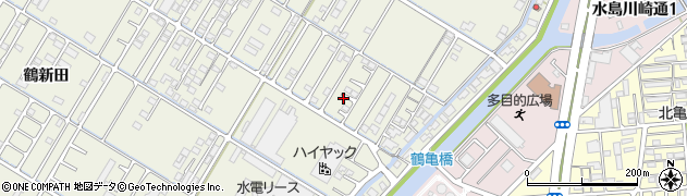 岡山県倉敷市連島町鶴新田2094周辺の地図