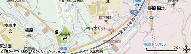 奈良県宇陀市榛原萩原836周辺の地図