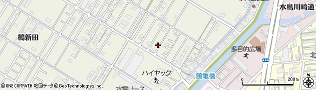 岡山県倉敷市連島町鶴新田2090-3周辺の地図