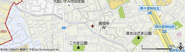 大阪府堺市中区深井清水町1758周辺の地図
