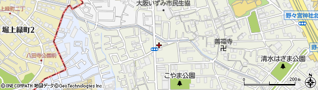 大阪府堺市中区深井清水町3203周辺の地図