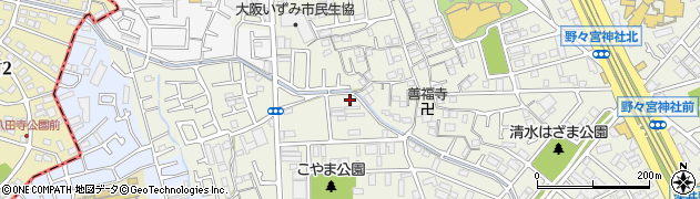 大阪府堺市中区深井清水町3235周辺の地図