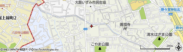 大阪府堺市中区深井清水町3209周辺の地図