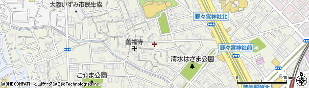 大阪府堺市中区深井清水町1731周辺の地図