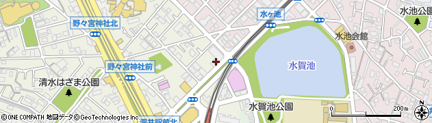 大阪府堺市中区深井清水町3976周辺の地図