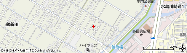 岡山県倉敷市連島町鶴新田2092周辺の地図