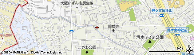 大阪府堺市中区深井清水町1759周辺の地図