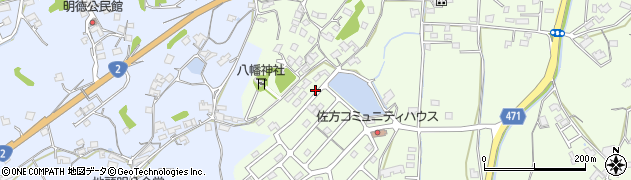 岡山県浅口市金光町佐方355周辺の地図
