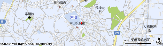 泉谷公民館周辺の地図