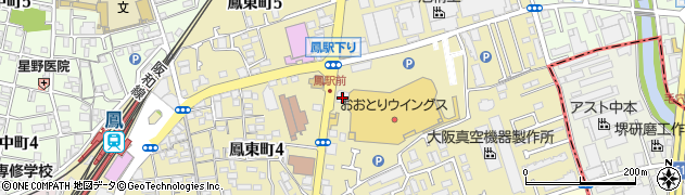 紀陽銀行鳳支店周辺の地図