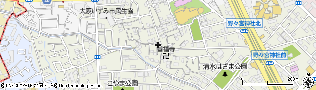 大阪府堺市中区深井清水町1745周辺の地図