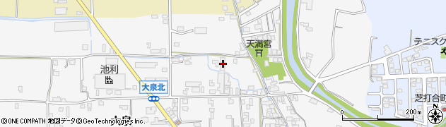 奈良県桜井市大泉849周辺の地図