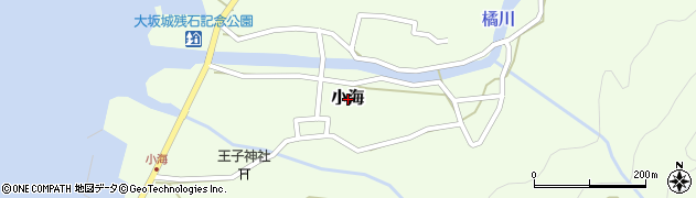 香川県土庄町（小豆郡）小海周辺の地図