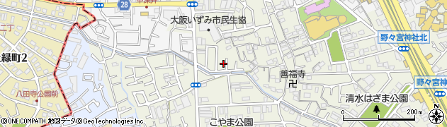 大阪府堺市中区深井清水町3177周辺の地図